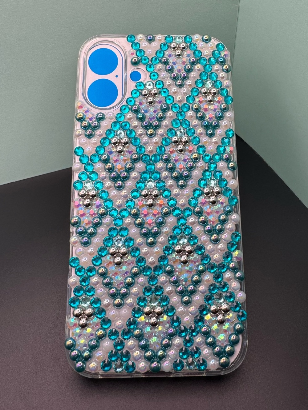 Rhinestone iPhone 16 Plus Case
